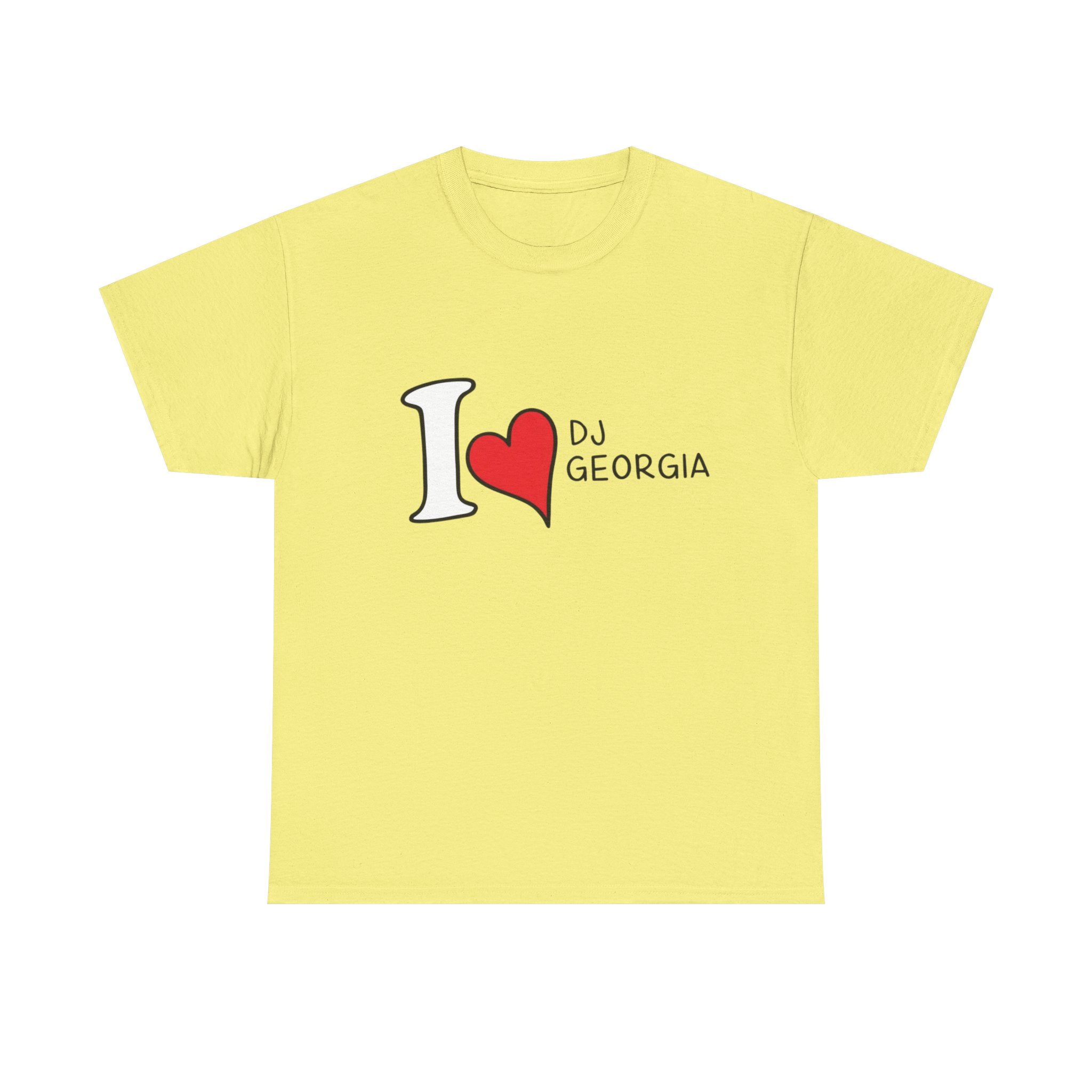 I Love DJ Georgia T-Shirt (Unisex) - Image 13