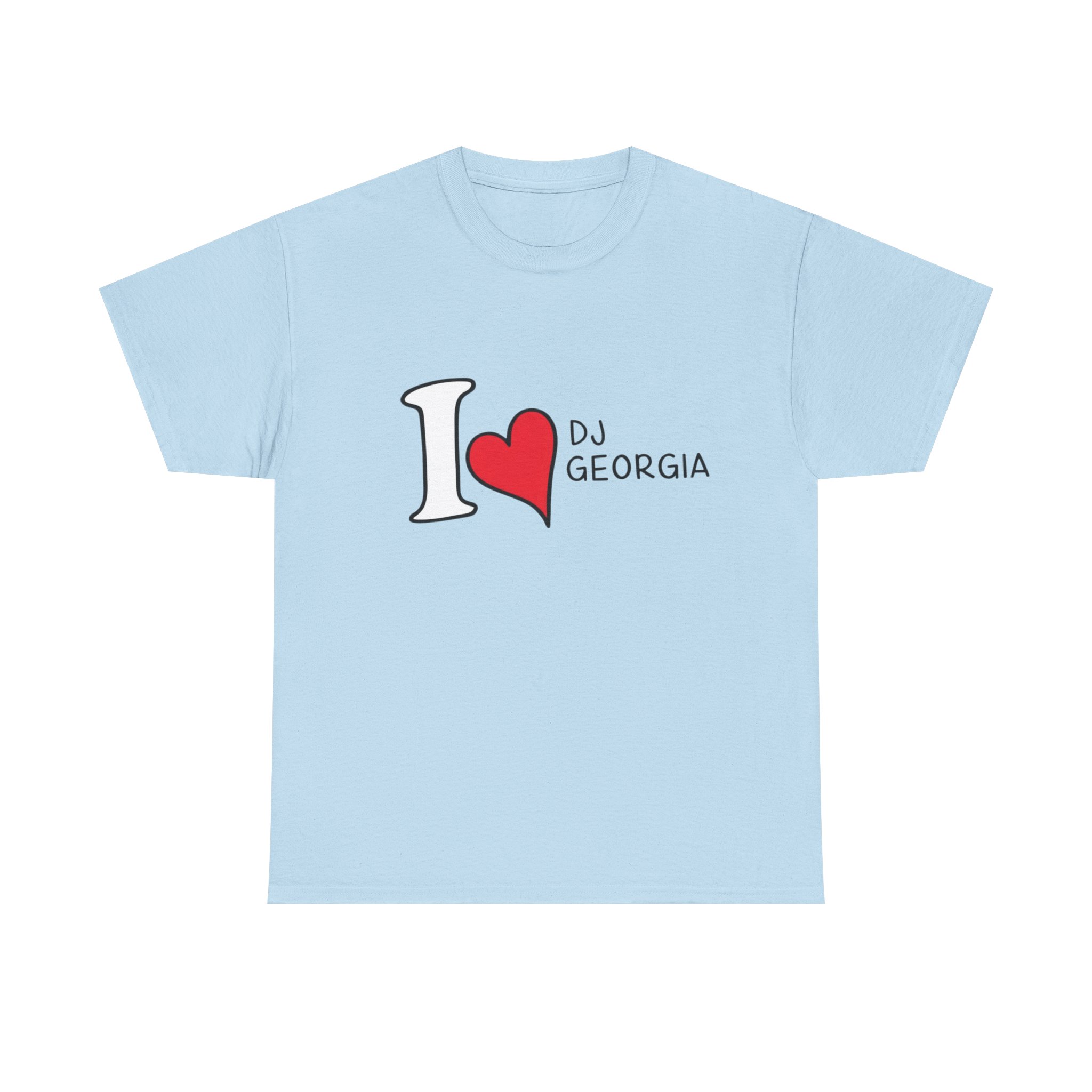 I Love DJ Georgia T-Shirt (Unisex) - Image 17
