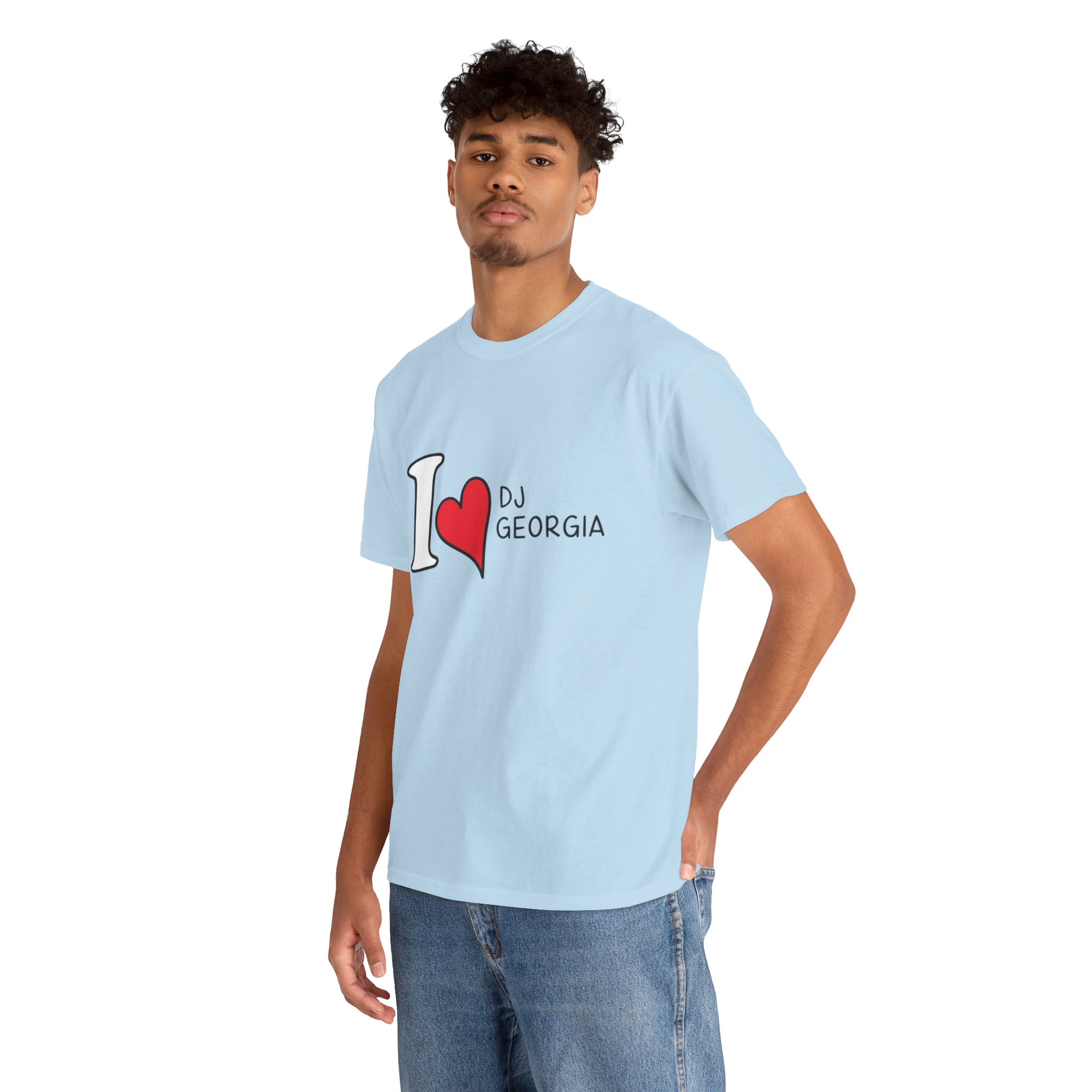 I Love DJ Georgia T-Shirt (Unisex) - Image 20