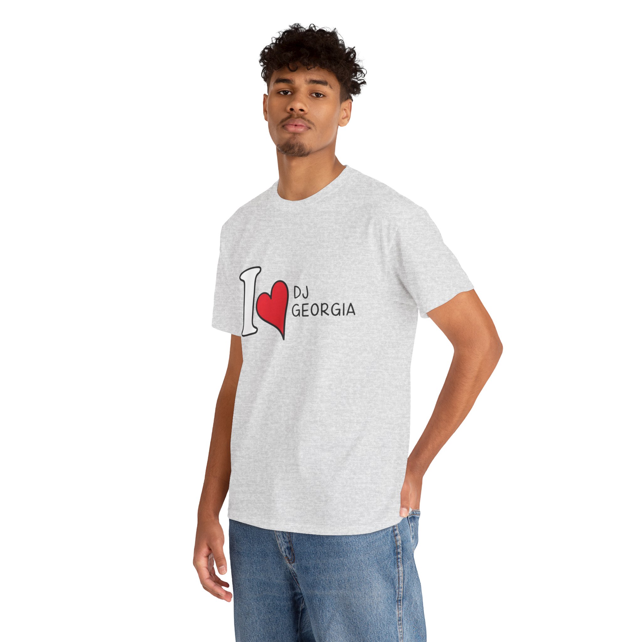I Love DJ Georgia T-Shirt (Unisex) - Image 3