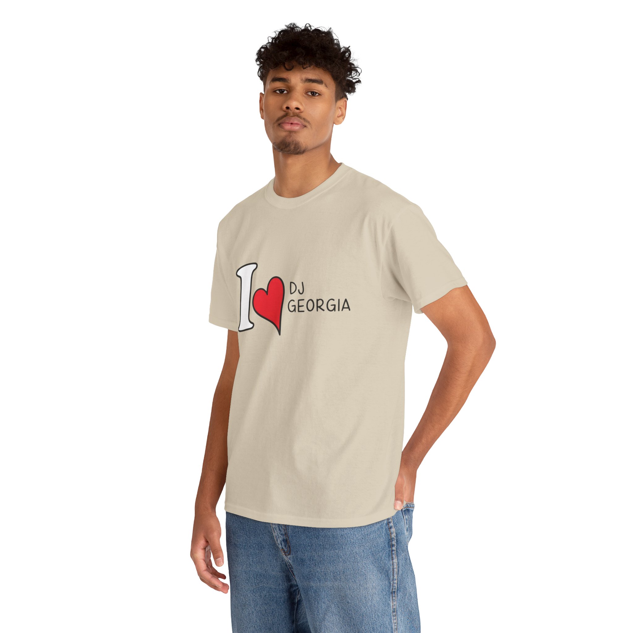 I Love DJ Georgia T-Shirt (Unisex) - Image 11