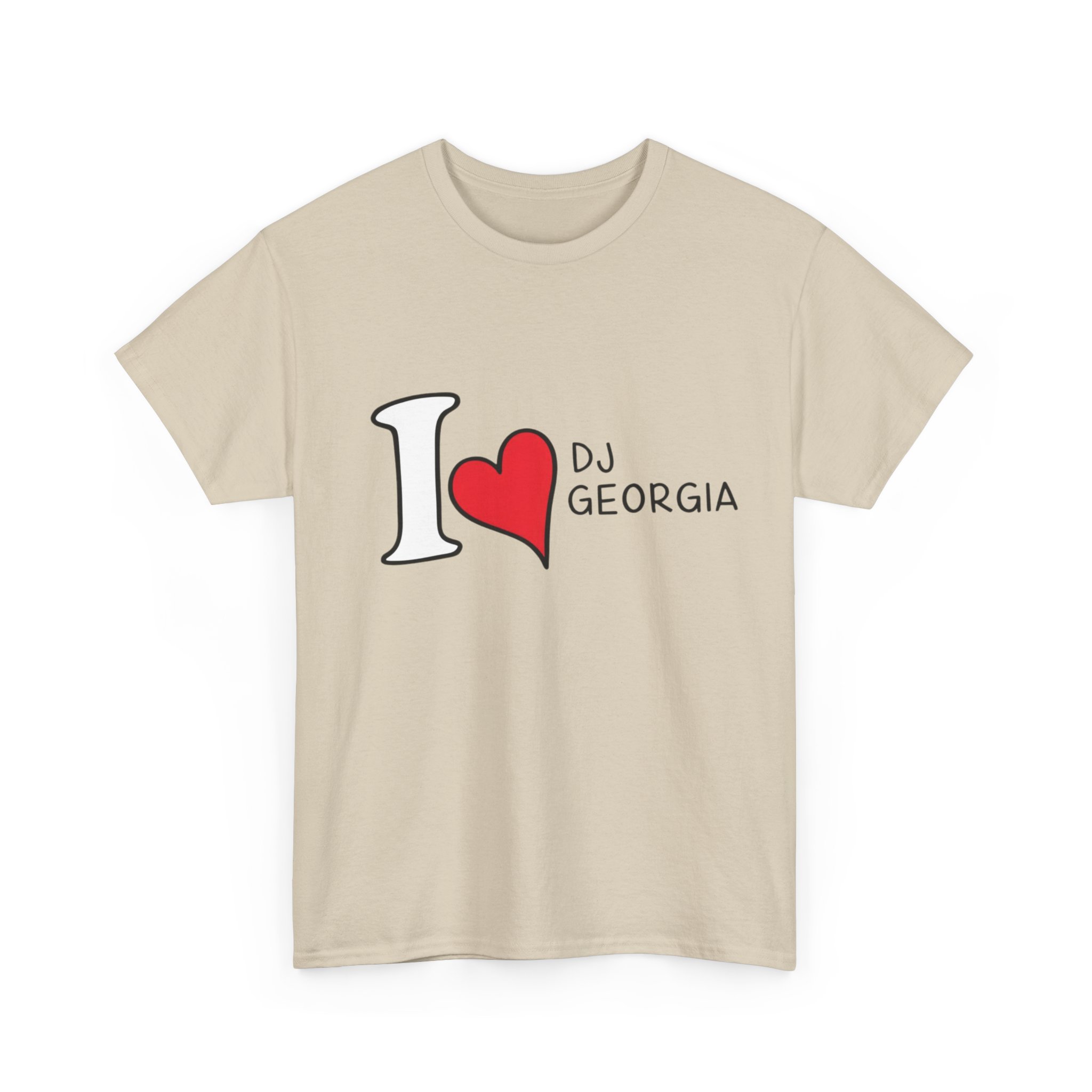 I Love DJ Georgia T-Shirt (Unisex) - Image 9